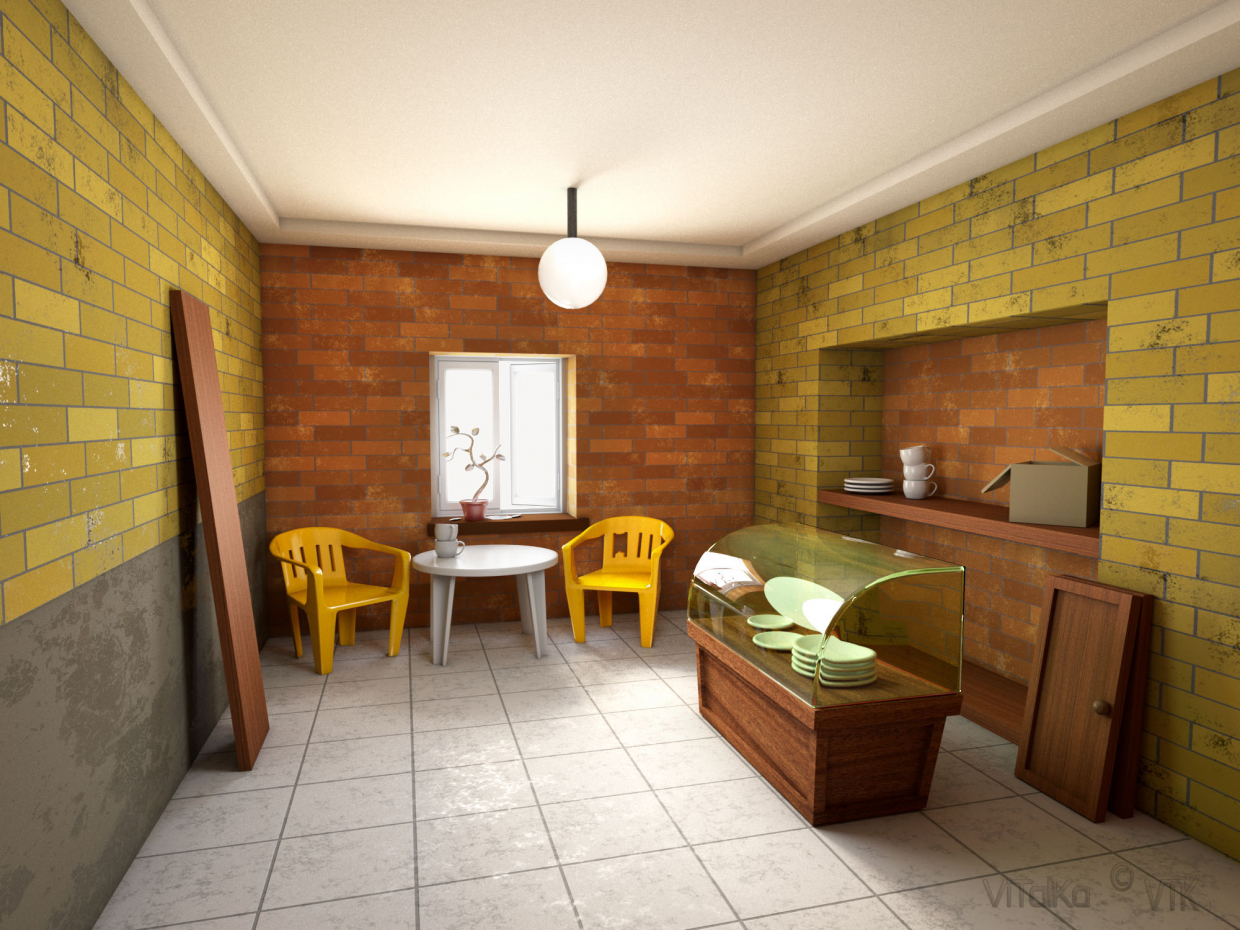 SALLE DE JEUX dans 3d max corona render image