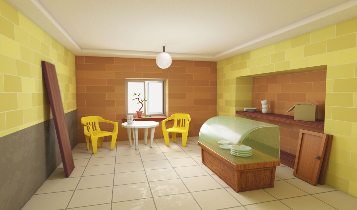 SALLE DE JEUX (v.2) dans 3d max corona render image