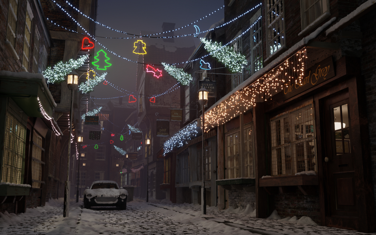 NEW YEARS IS SOON))))) in Blender cycles render image