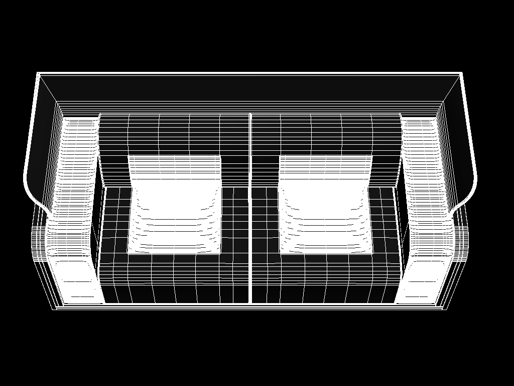 Диван "РОЙС" в 3d max vray 4.0 изображение