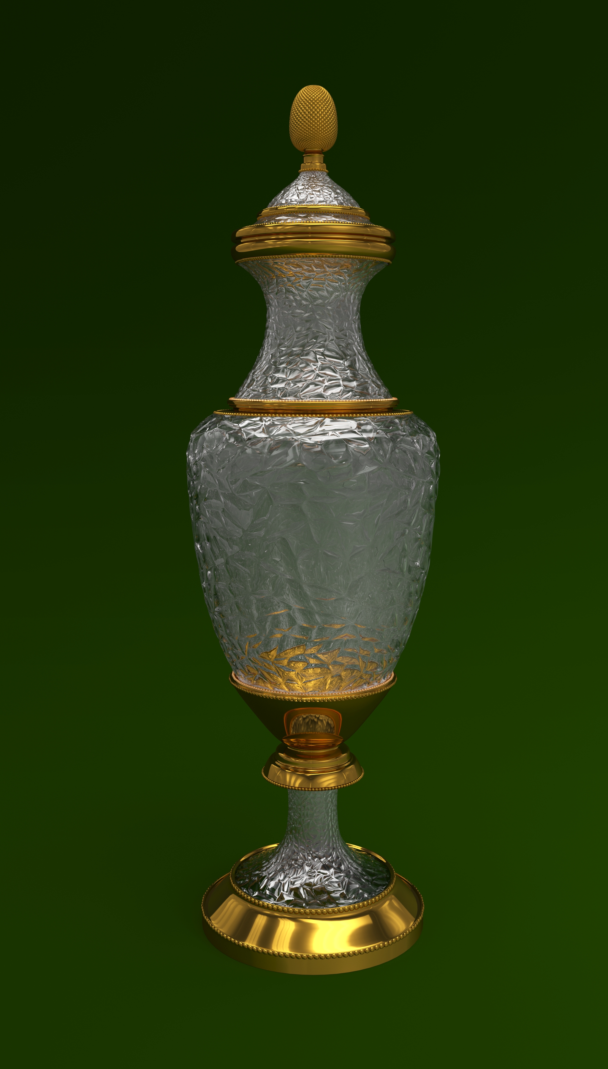 Vaso em 3d max corona render imagem