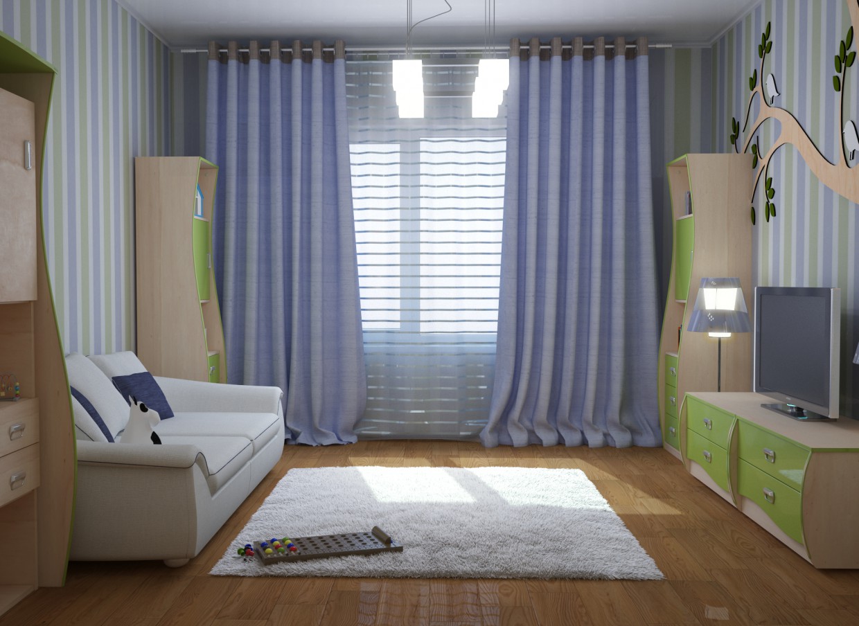 Salle de jeux dans 3d max vray image