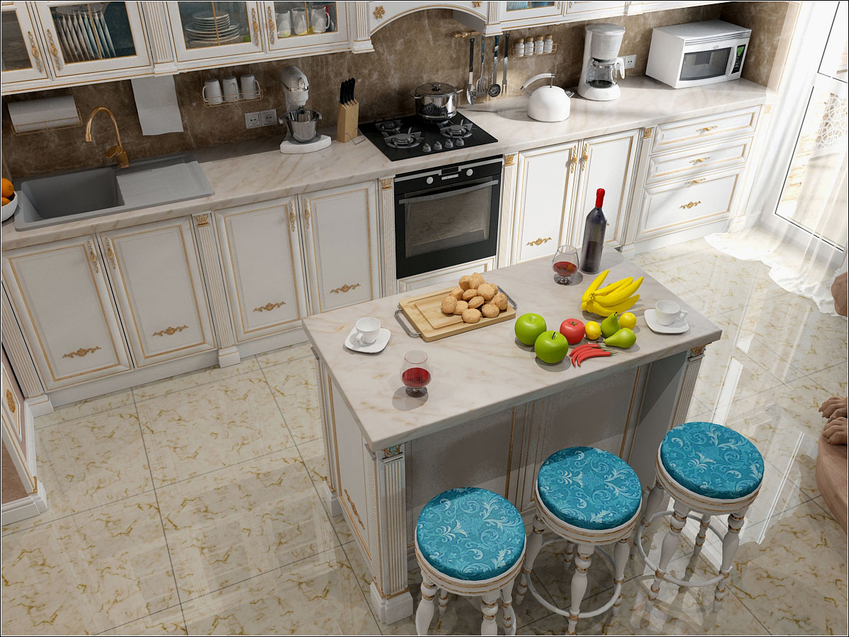 imagen de Diseño de interiores de cocina en Chernihiv. en 3d max vray 1.5