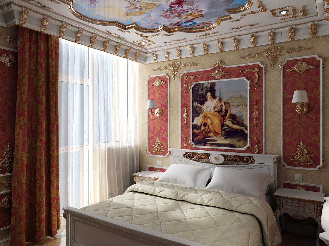 Interior design of the guest bedrooms in Chernigov in 3d max vray 1.5 image