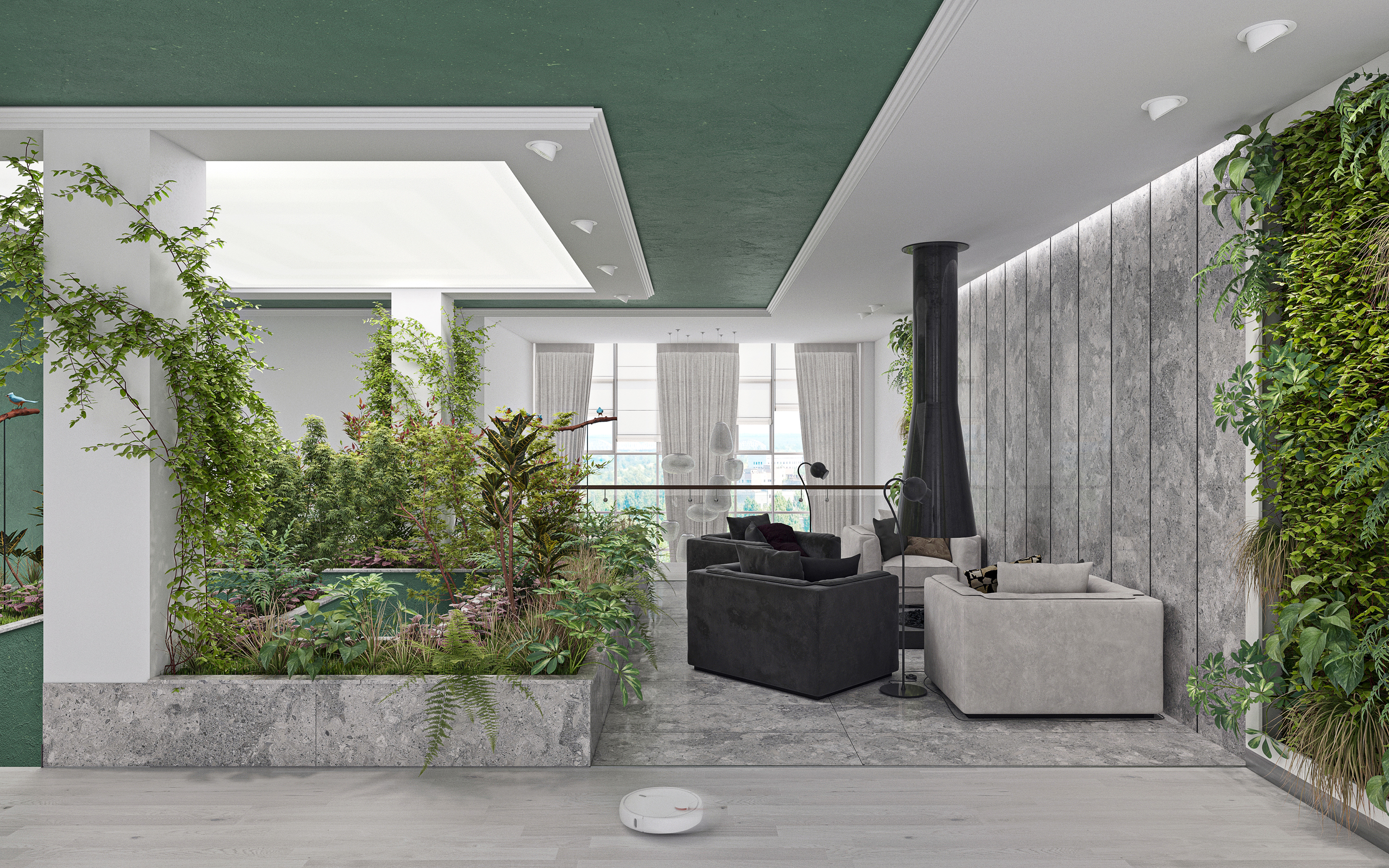 Penthouse S318 em 3d max corona render imagem