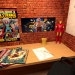 imagen de Habitación Marvel Fan en 3d max corona render