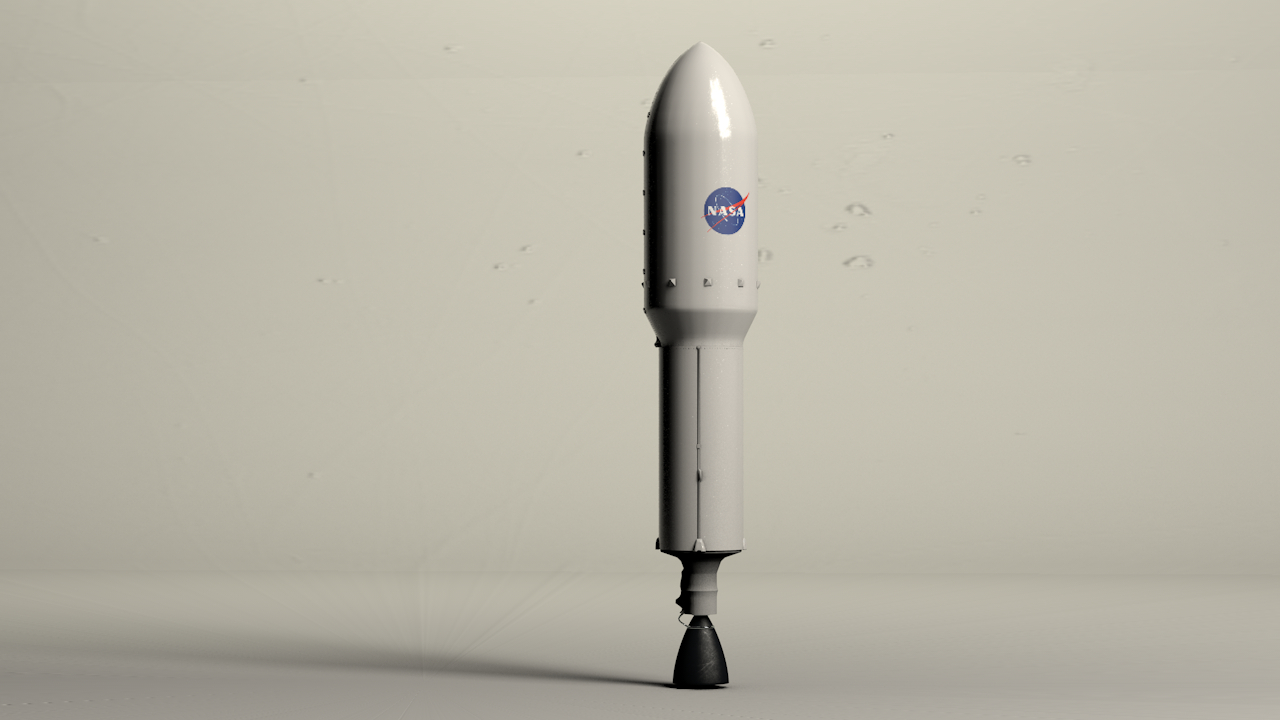 SpaceX Falcon9 in Cinema 4d Standard image