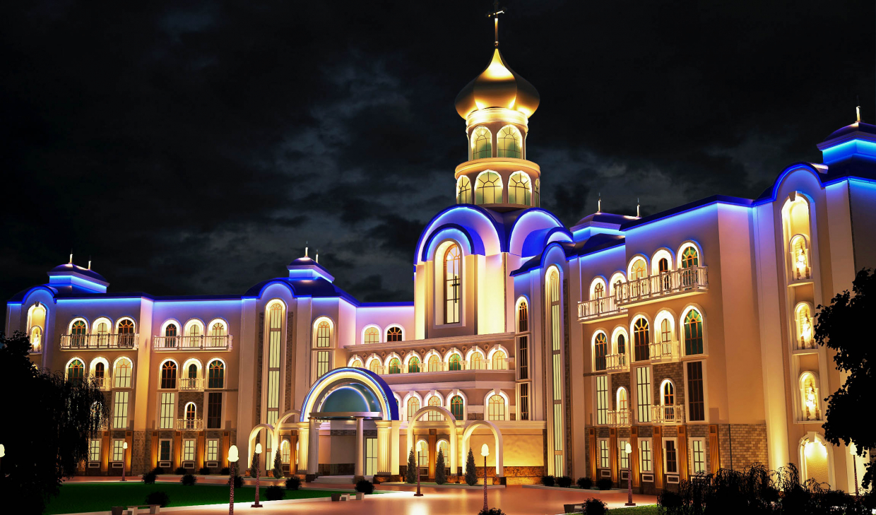 ODESSA CATHEDRAL SCHOOL (V-Ray) в 3d max vray 3.0 изображение