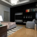 Quarto em estilo moderno em 3d max corona render imagem