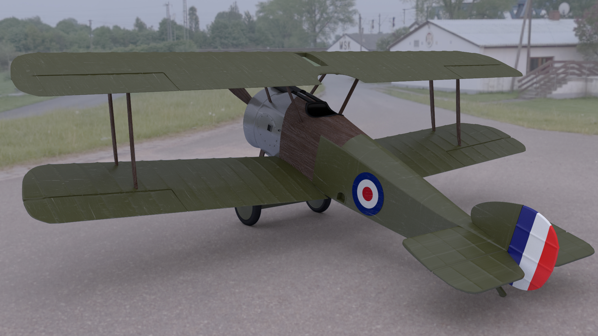 Sopwith F.1 Camel в Blender cycles render зображення