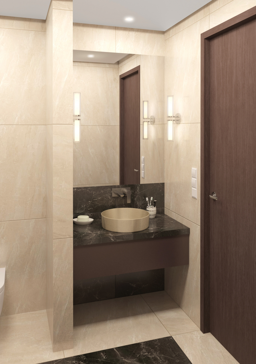 imagen de lavabo en 3d max vray 3.0