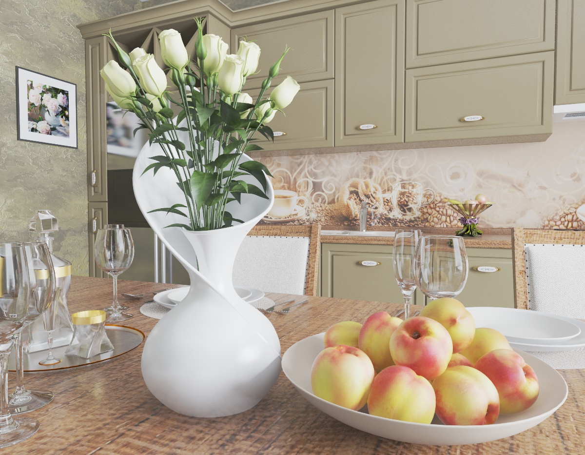 Cuisine dans 3d max vray 3.0 image