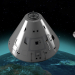 Apollo 11 capsule Nasa in Cinema 4d maxwell render image