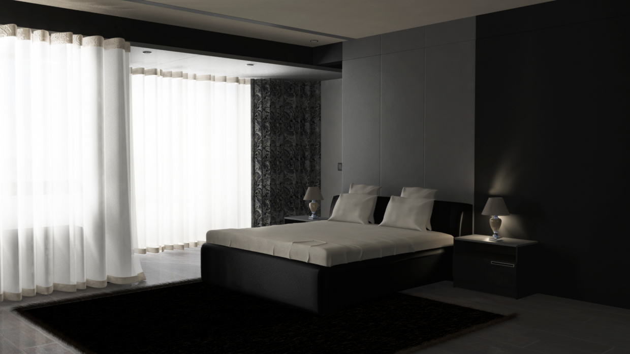 Chambre de l'homme riche dans Maya mental ray image