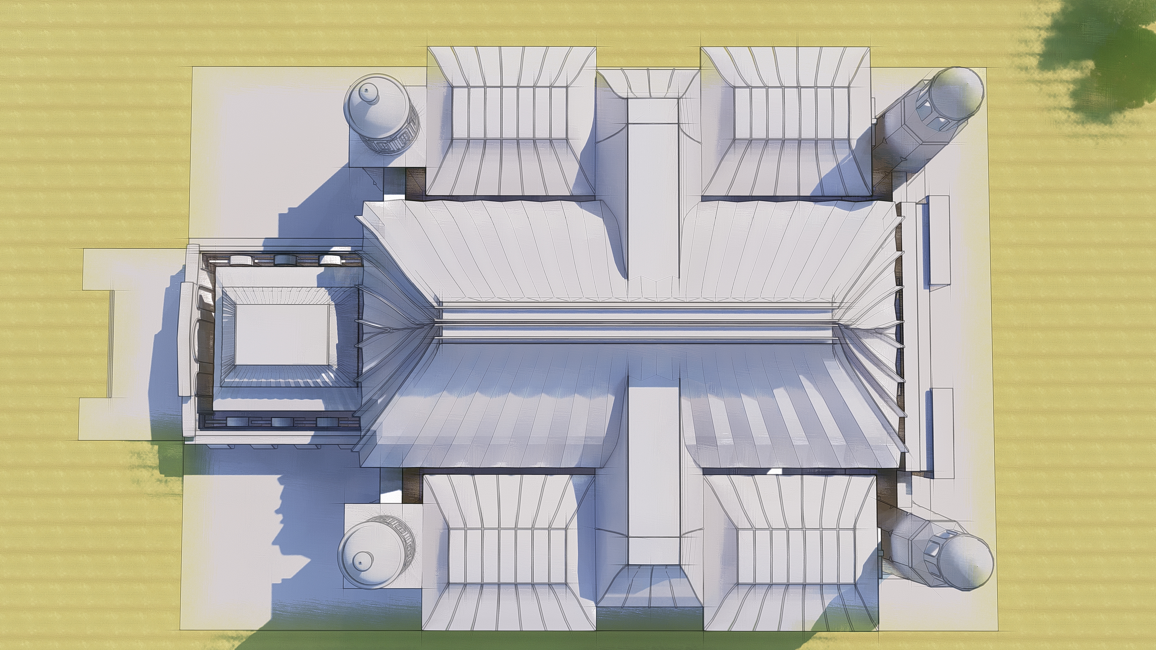 Temple of all religions. Concept 1. in Blender Other image