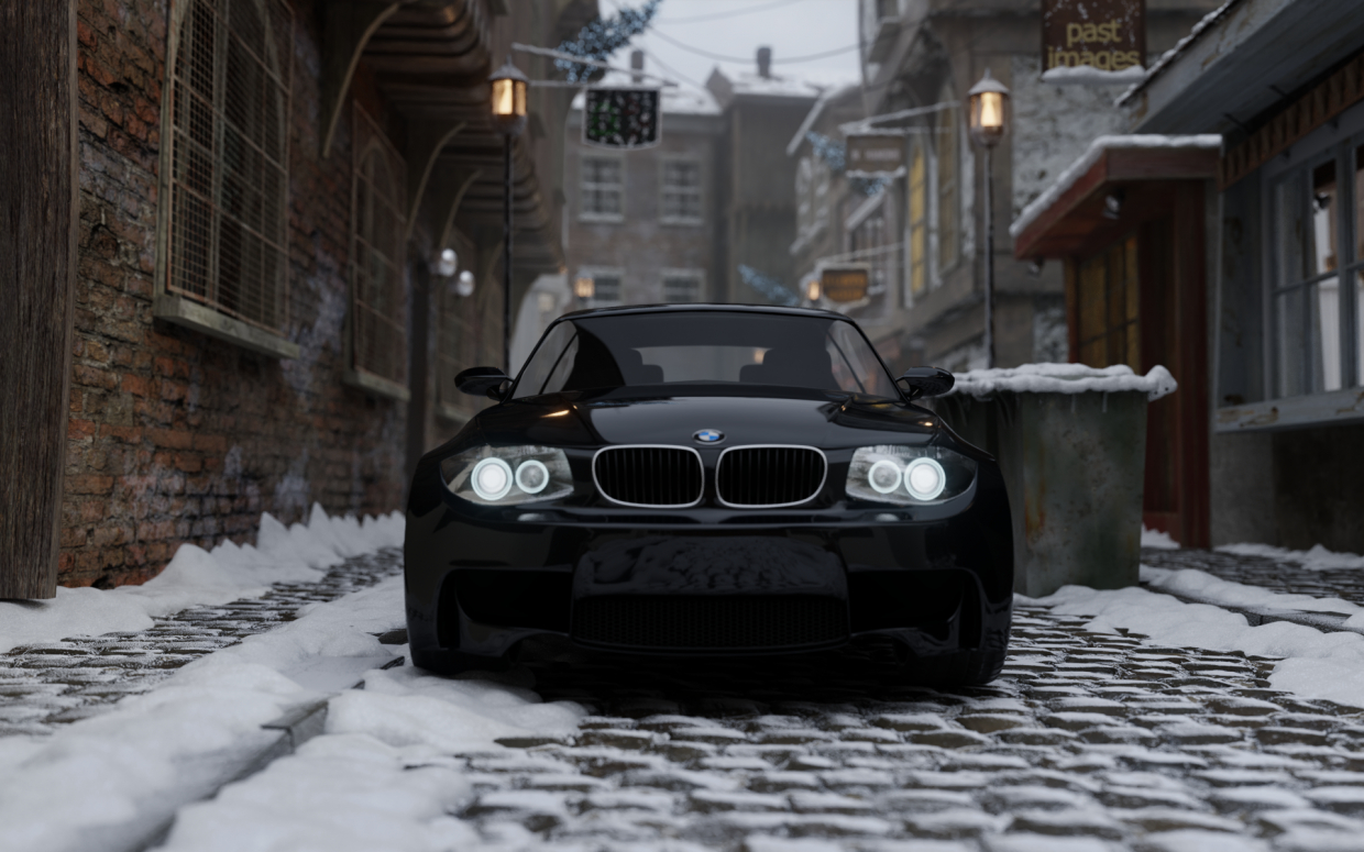 bmw em Blender cycles render imagem