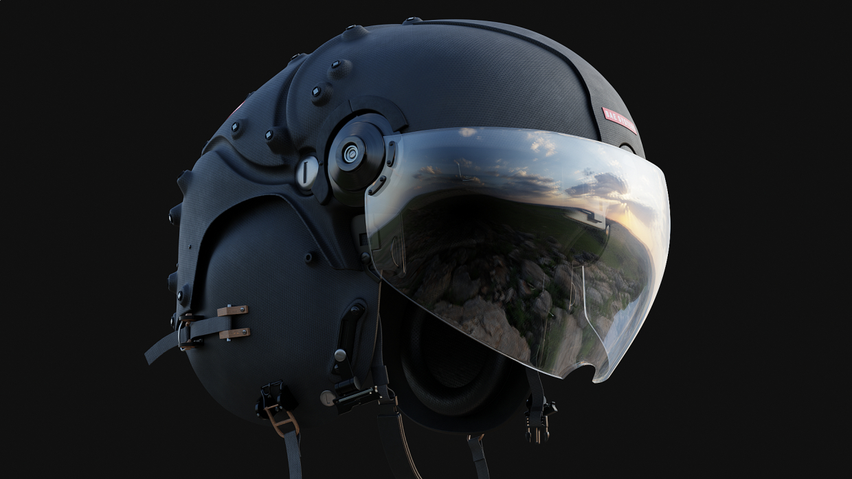 imagen de Striker II HMD en Blender cycles render