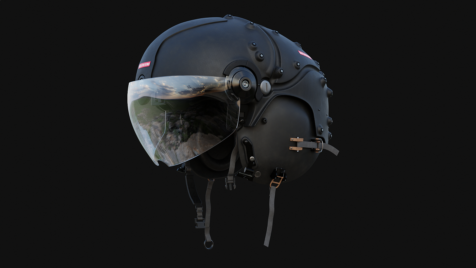 imagen de Striker II HMD en Blender cycles render