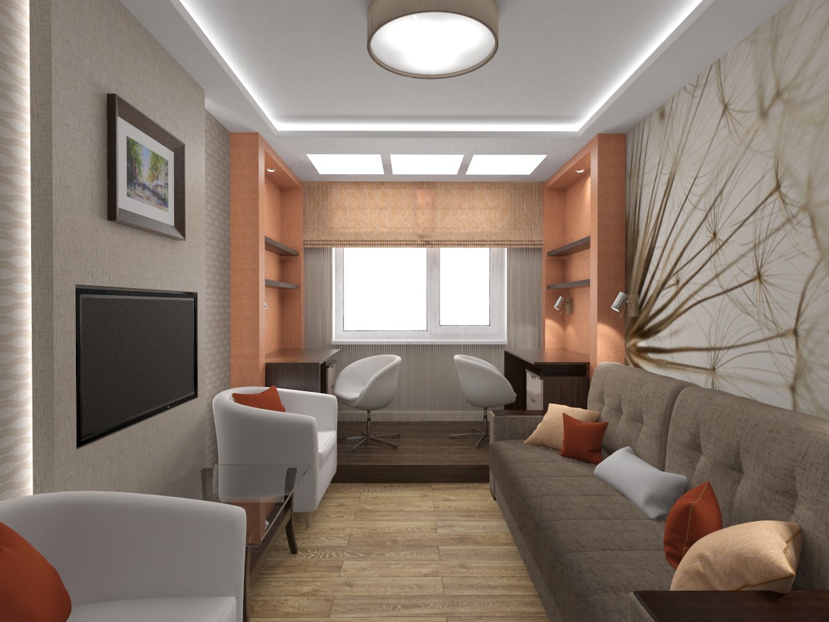 Yaşayan genç bir çift için in 3d max vray resim