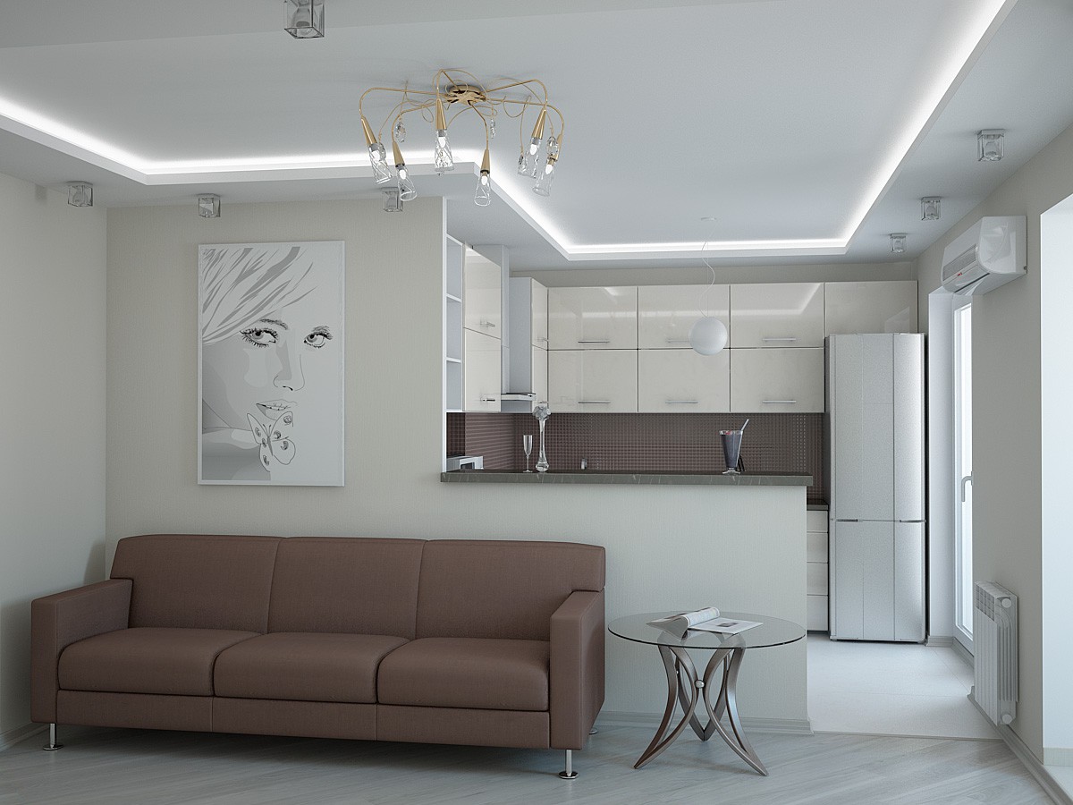 Sala de estar em 3d max vray imagem