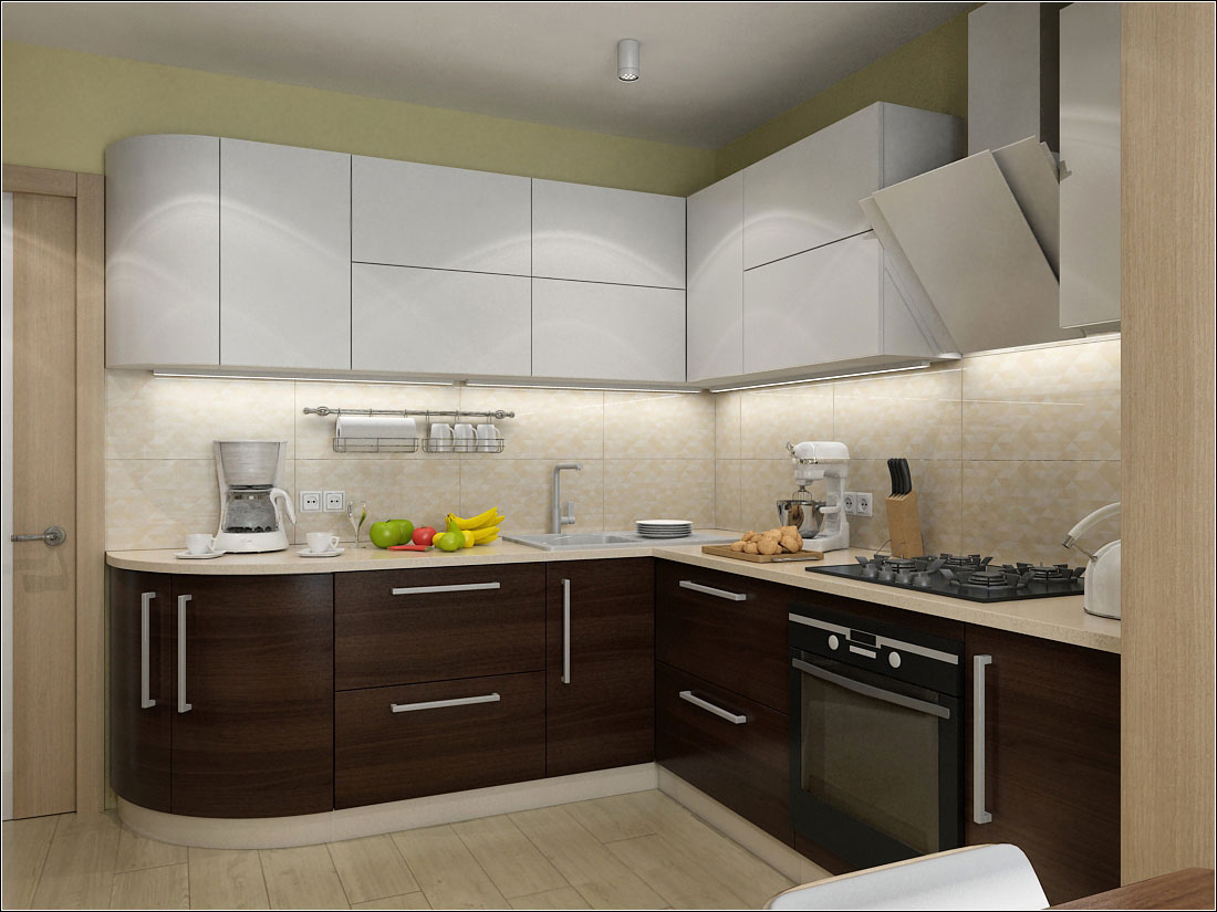 Kitchen interior design in Kiev in 3d max vray 1.5 image