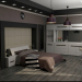 Chambre à coucher dans 3d max corona render image