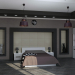 Chambre à coucher dans 3d max corona render image