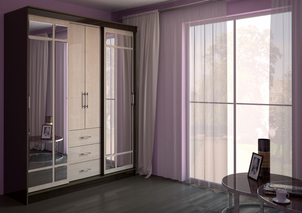 Wardrobe in the interior in 3d max vray 2.0 image