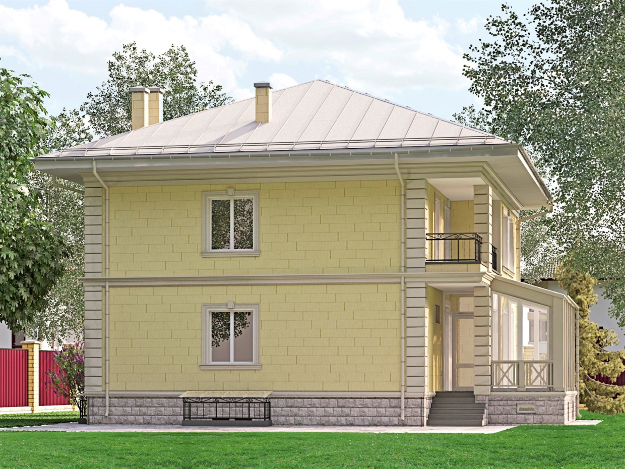 Landhaus in 3d max vray 3.0 Bild