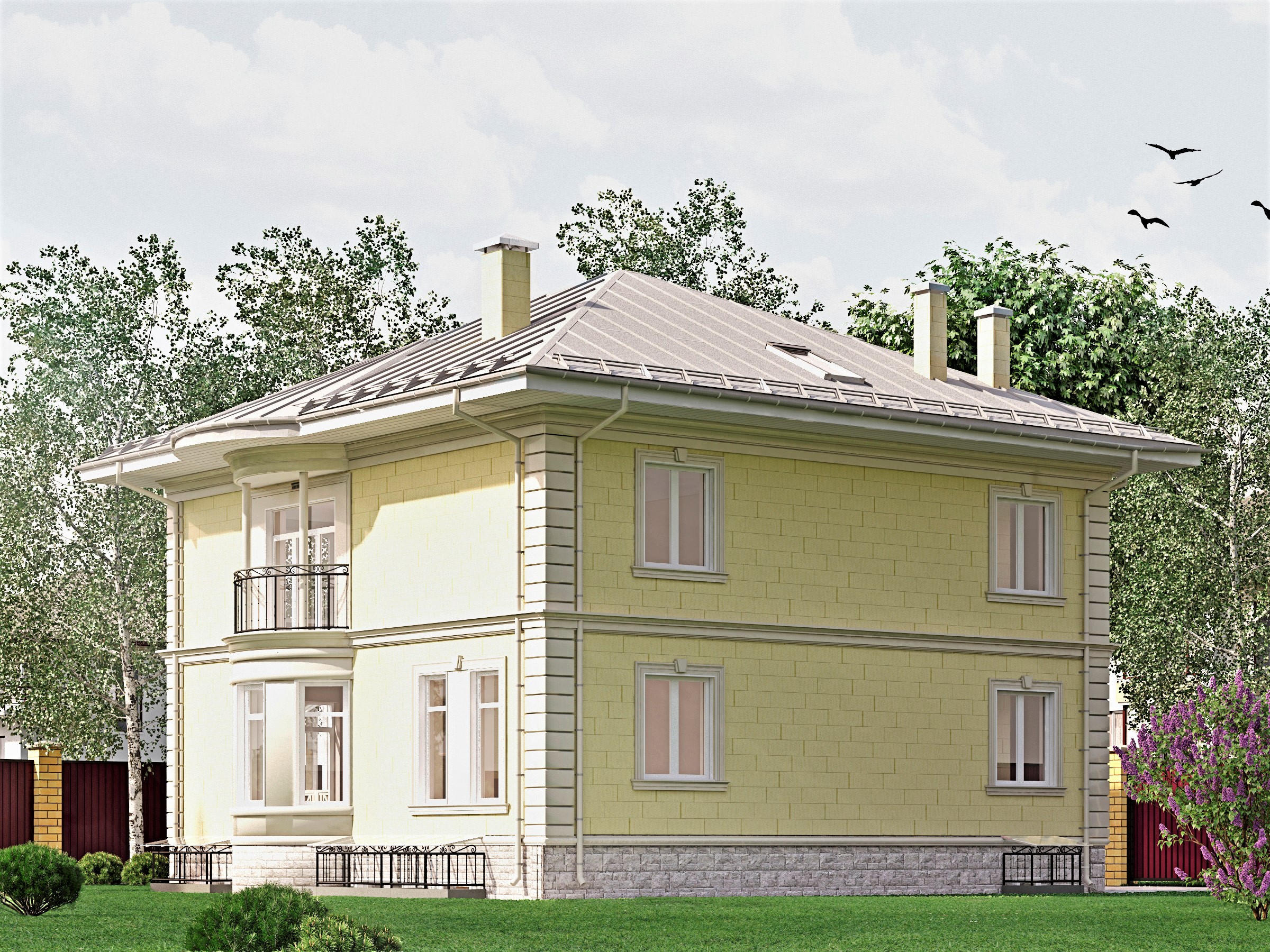 Landhaus in 3d max vray 3.0 Bild