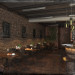 Vintage Cafe em 3d max vray imagem