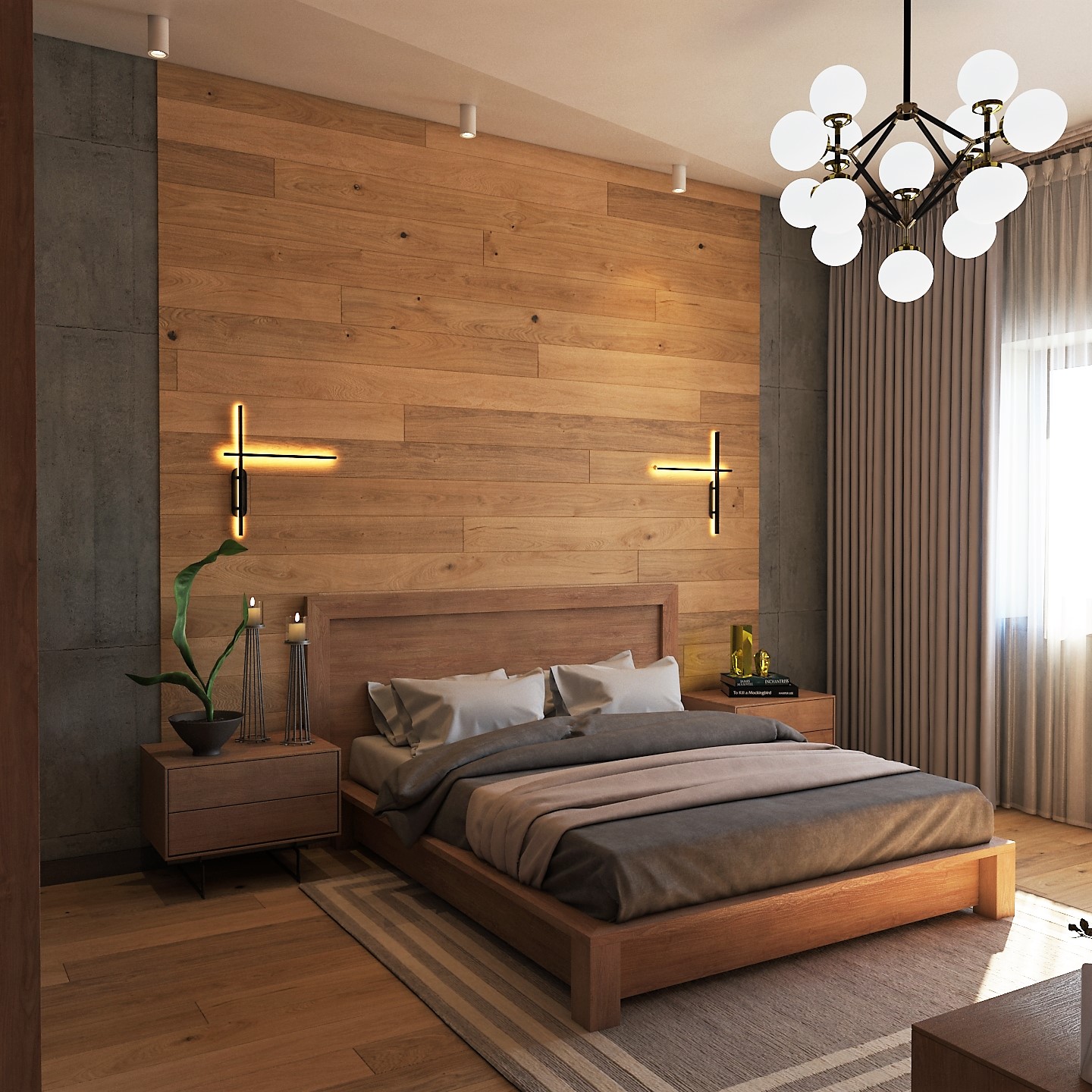 Chambre d'un jeune célibataire dans 3d max vray 5.0 image