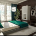 Quarto em 3d max corona render imagem