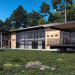 casa da floresta em 3d max vray 5.0 imagem