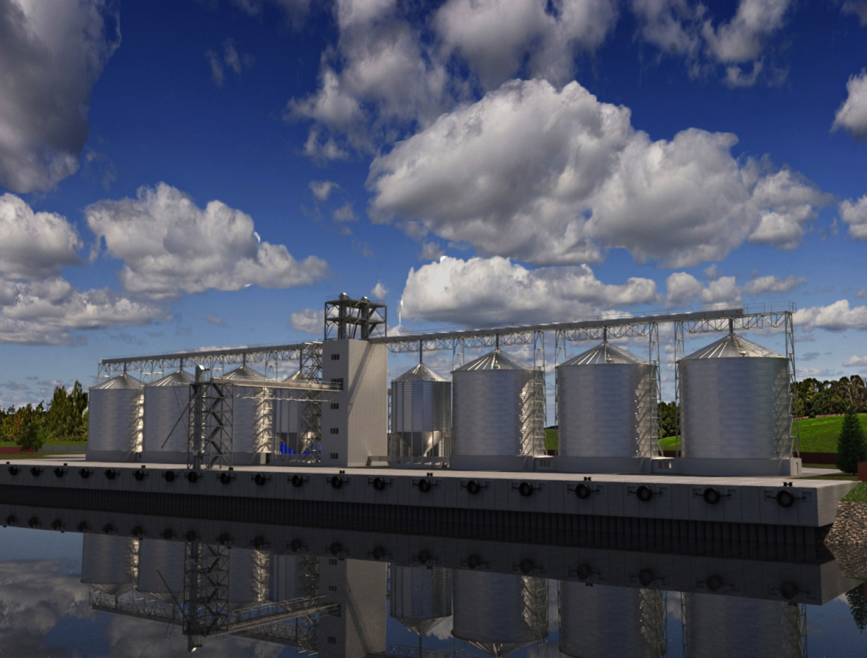 Ascenseur 30 000 tonnes dans 3d max corona render image