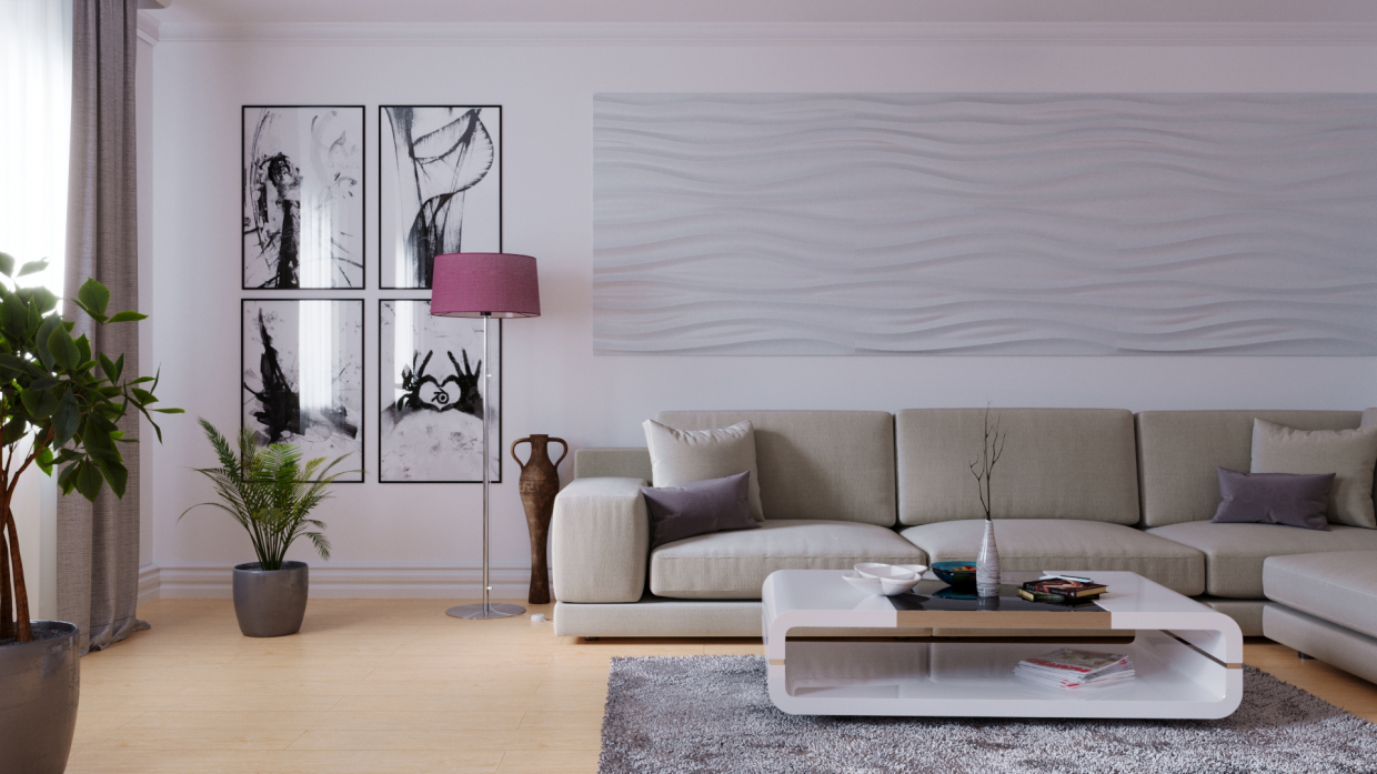 Das erste Interieur im Bundle 3Ds Max + Corona Render in 3d max corona render Bild