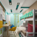 Appartement pour une jeune famille dans 3d max vray image