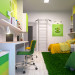 Les enfants verts dans 3d max corona render image