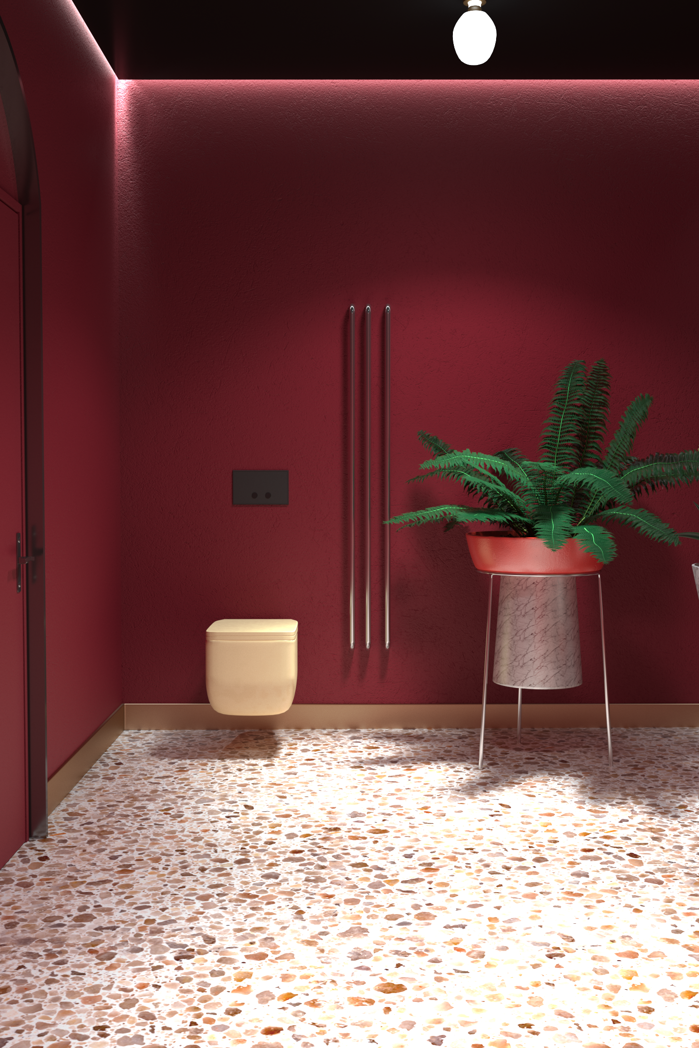 - Mitte - bagno - in 3d max corona render immagine