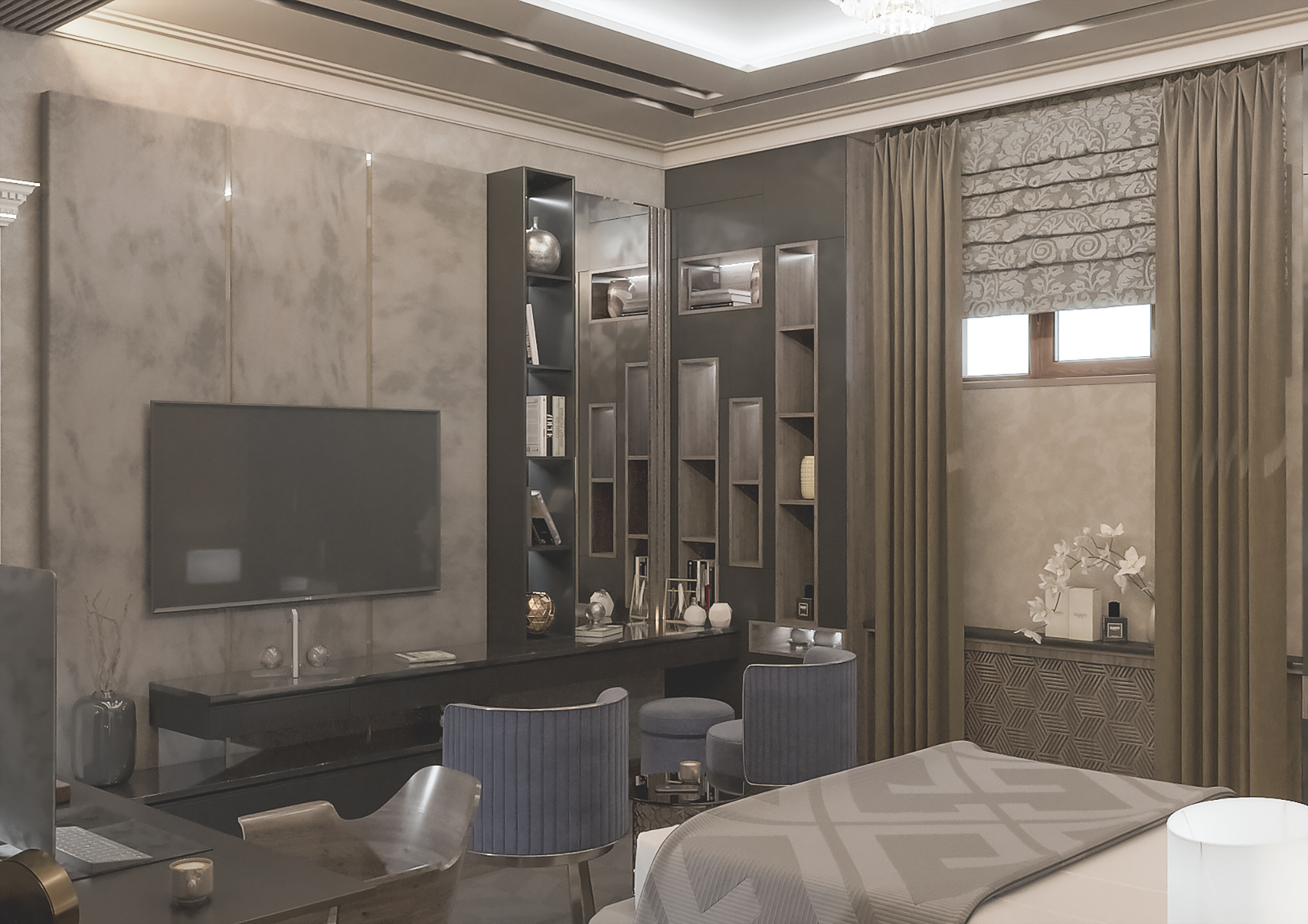 Chambre dans 3d max corona render image