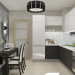 design moderno di cucina! in 3d max vray immagine