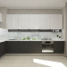 design moderno di cucina! in 3d max vray immagine