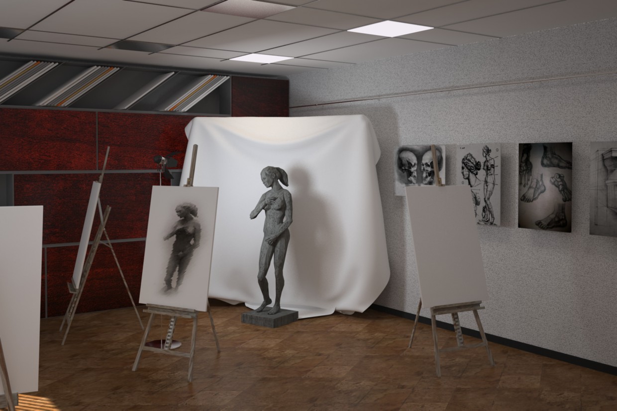 art workshop в 3d max vray зображення