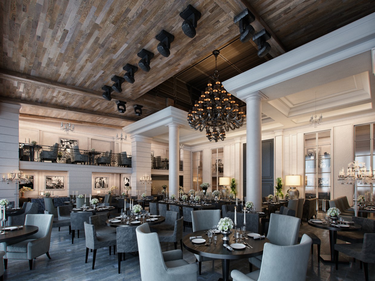 Restaurant dans 3d max vray 3.0 image