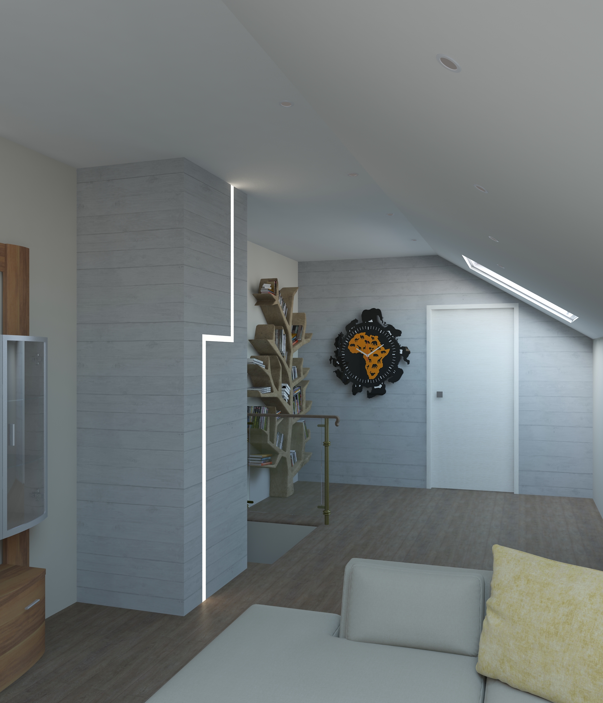 Lounge sous le toit dans 3d max vray 3.0 image