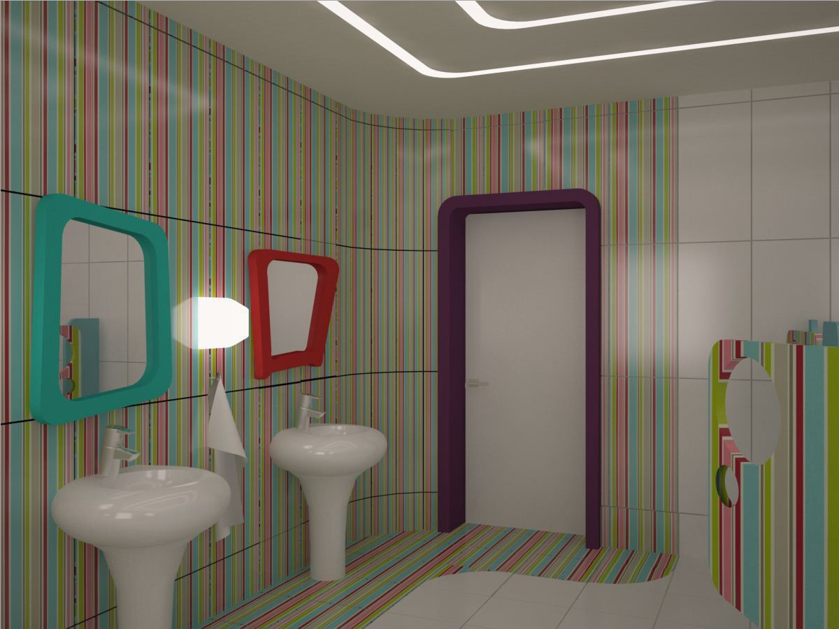 imagen de Hogar de niños en 3d max vray