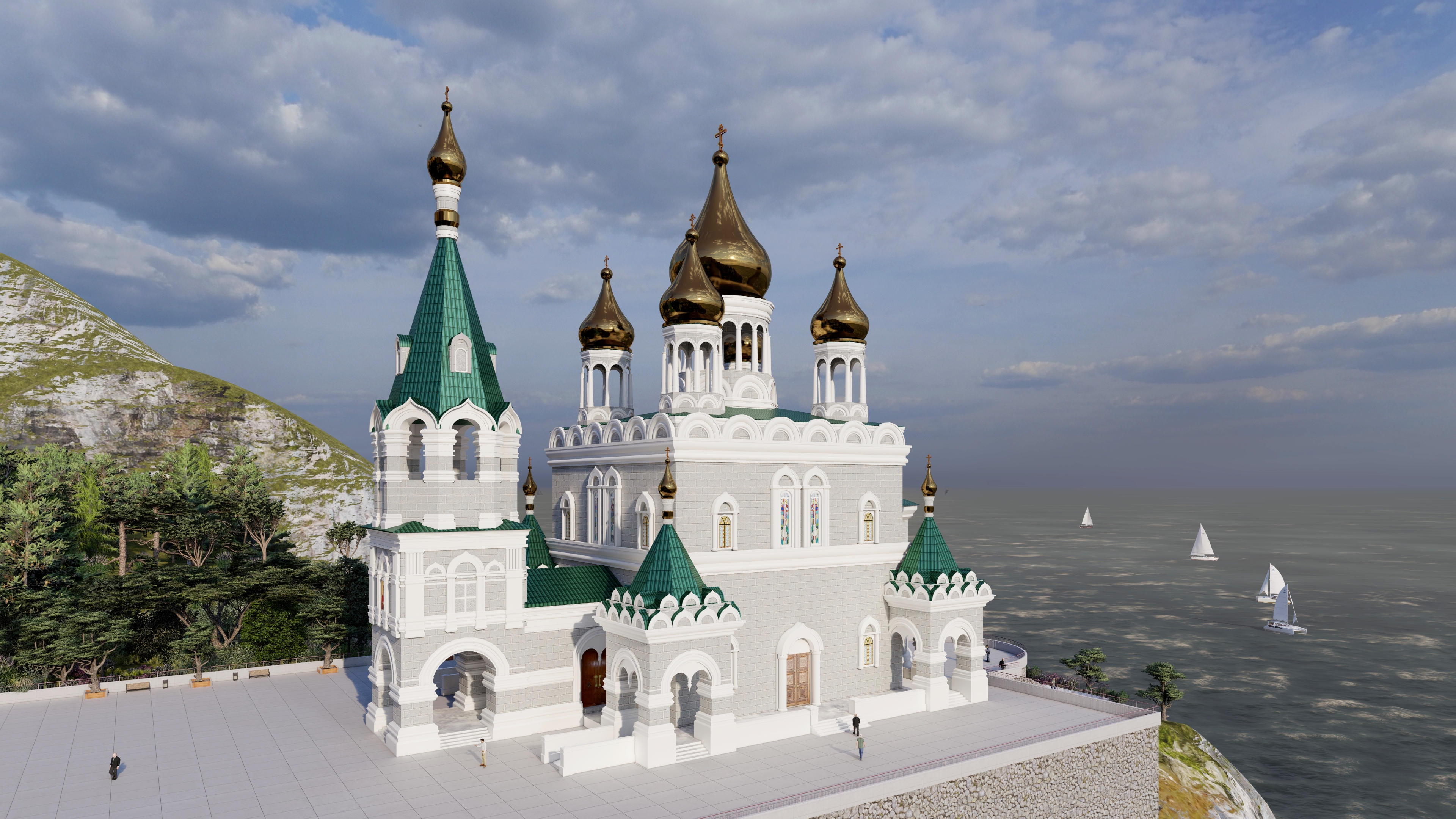 Temple visualization in SketchUp Other image