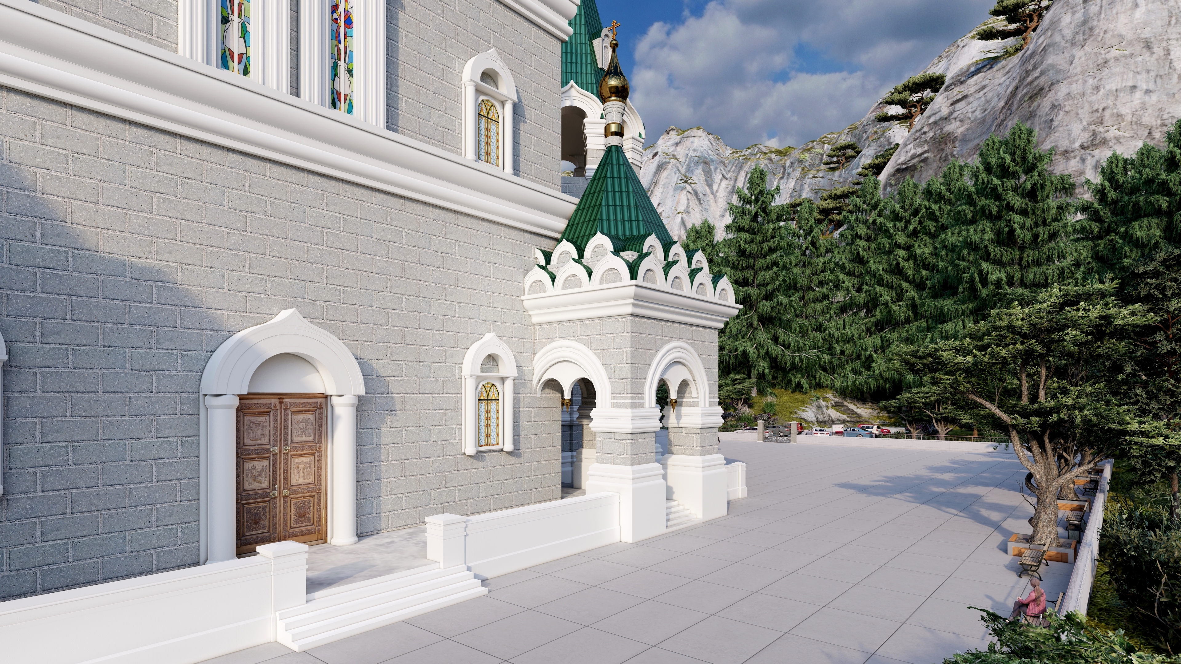 Visualizzazione del tempio in SketchUp Other immagine