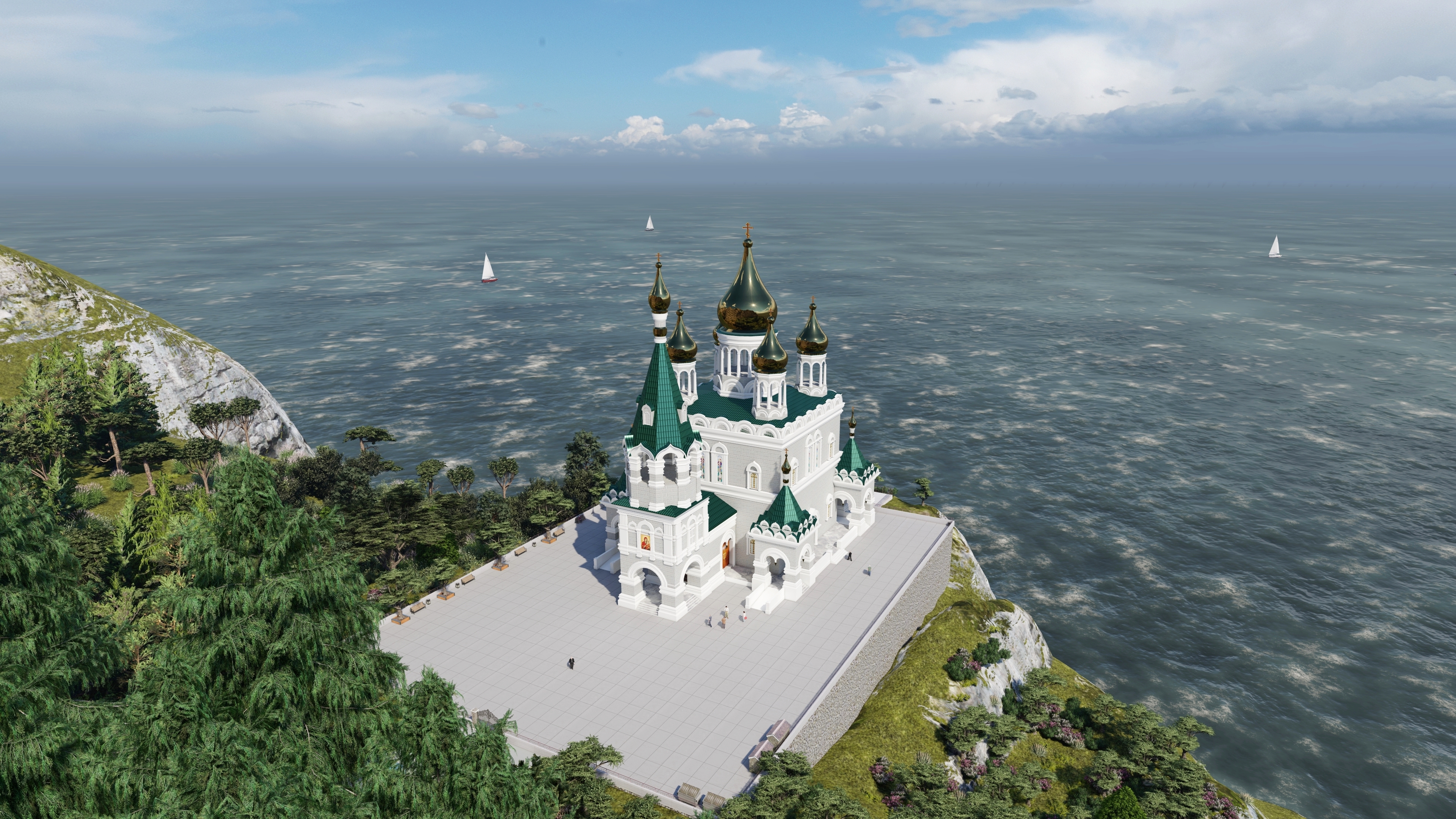 Visualizzazione del tempio in SketchUp Other immagine