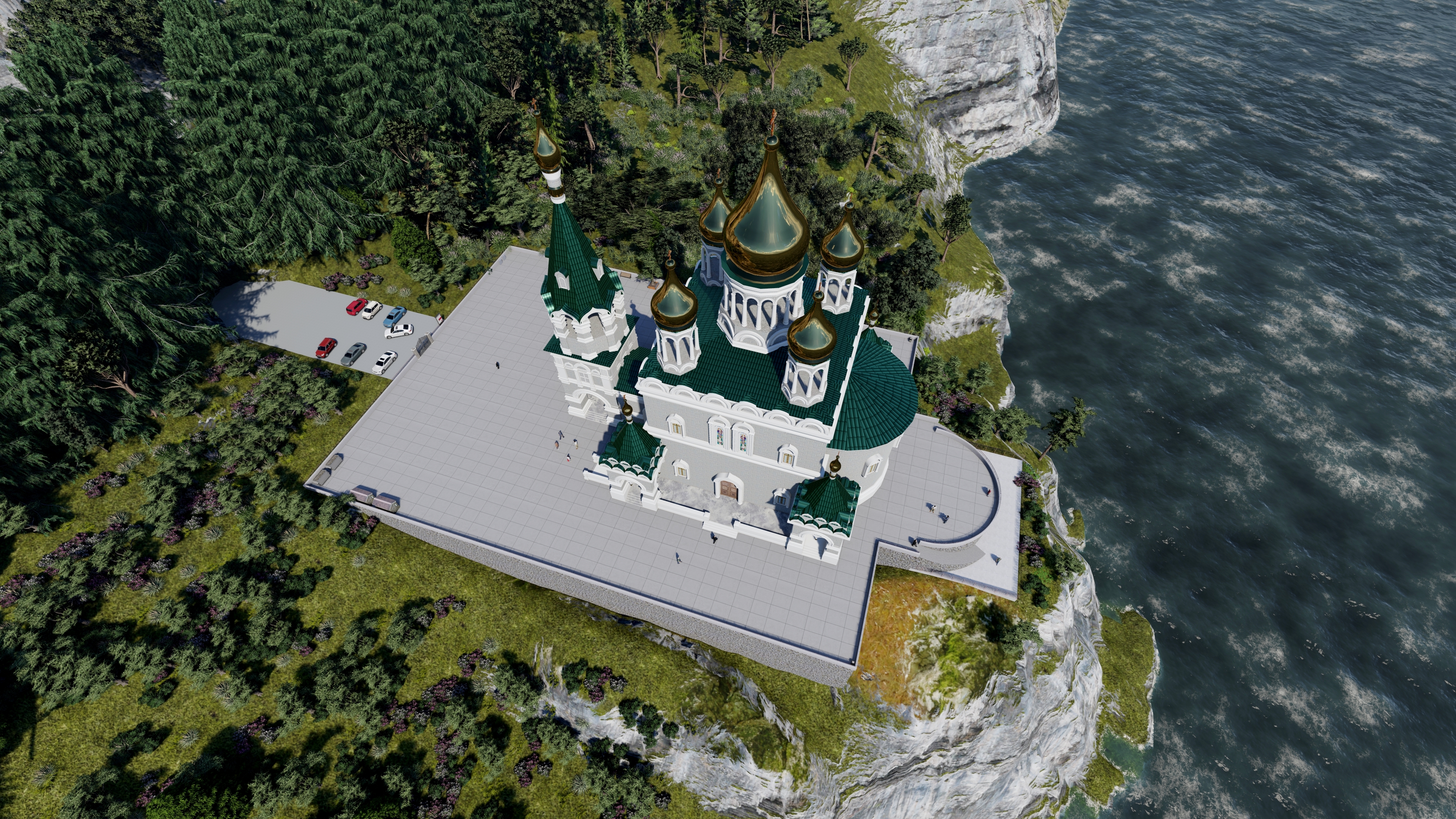 Visualizzazione del tempio in SketchUp Other immagine